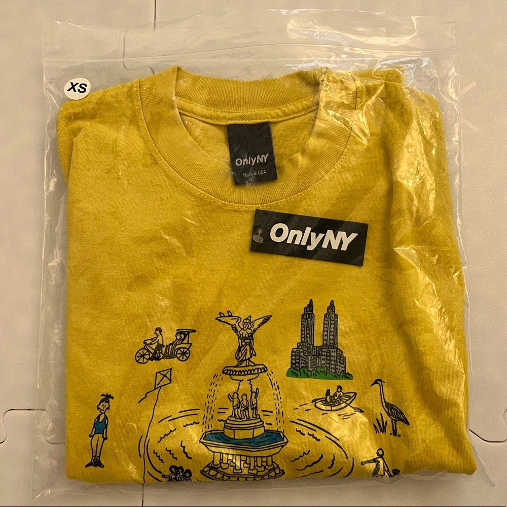 Only NY Central Park T-Shirt Yellow